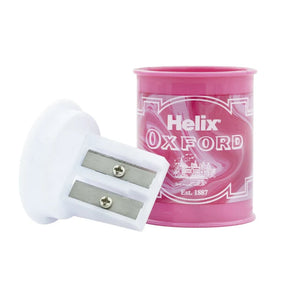Helix Oxford Barrel Two Hole Sharpener - Marble Pink
