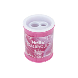 Helix Oxford Barrel Two Hole Sharpener - Marble Pink