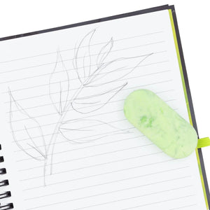 Helix Oxford Eraser Twin Pack - Marble Green