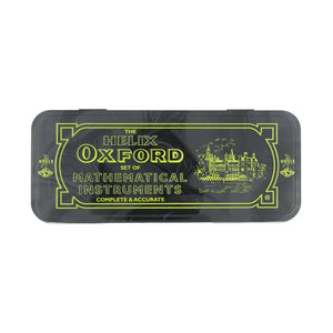 Helix Oxford Maths Set in Tin - Marble Green