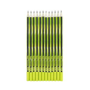 Helix Oxford HB#2 Pencils - Marble Green (12 Pack)