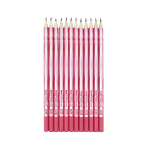 Helix Oxford HB#2 Pencils - Marble Pink (12 Pack)