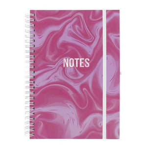 Helix Oxford Spiral Notebook A5 - Marble Pink