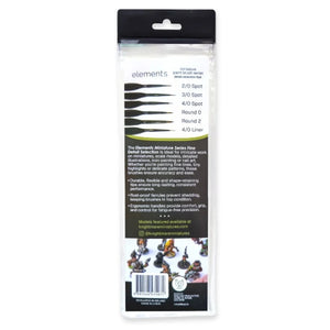 Elements Miniature Painting Brush Set (6 Pack)