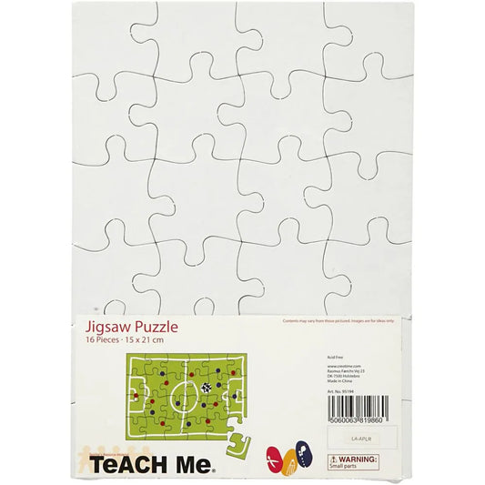Jigsaw Puzzle - A5 White (16 Pack)