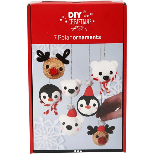 Craft Kit Modelling - 7 Polar Ornaments (1 Set)