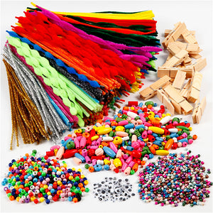 Fun with pegs and pipe cleaners