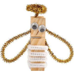 Fun with pegs and pipe cleaners