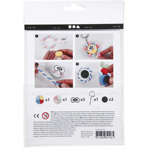 Mini Creative Kit, figures with big eyes, 1 set