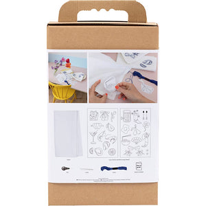 Craft Kit Embroidery - Off White Table Napkins