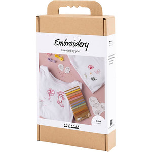 Craft Kit Embroidery - T-shirt White