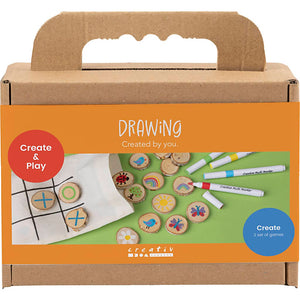 Mini Craft Kit Drawing - Memory Game and Three-in-a-row