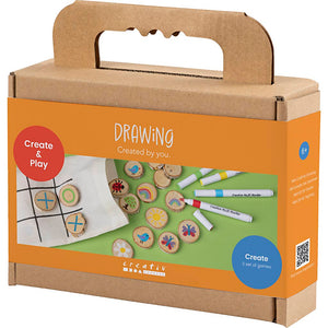 Mini Craft Kit Drawing - Memory Game and Three-in-a-row
