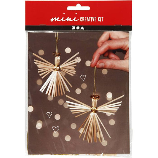 Mini Creative Kit - Straw Angels (2 Pieces)