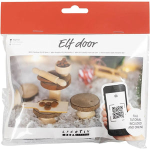 Mini Craft Kit Elf door, Baking