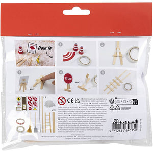 Mini Craft Kit Elf door - Under Construction (1 Pack)