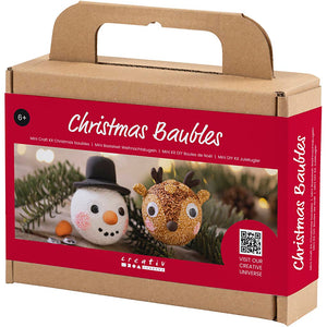 Mini Craft Kit Christmas Baubles