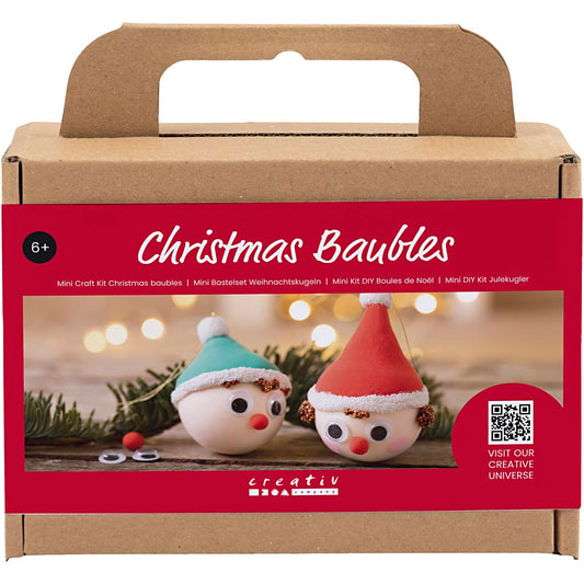 Mini Craft Kit Christmas Baubles