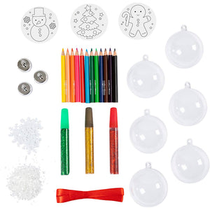 Mini Craft Kit Christmas Baubles