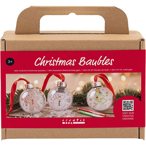 Mini Craft Kit Christmas Baubles