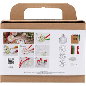 Mini Craft Kit Christmas Baubles