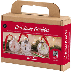 Mini Craft Kit Christmas Baubles