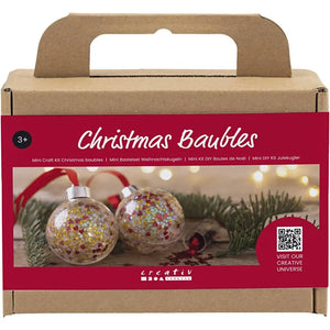 Mini Christmas Craft Kit - Baubles Sequins