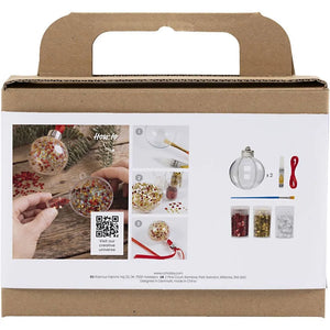 Mini Christmas Craft Kit - Baubles Sequins