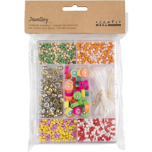 Jewellery Craft Mix - Rainbow Fruit Mix Colour Beads