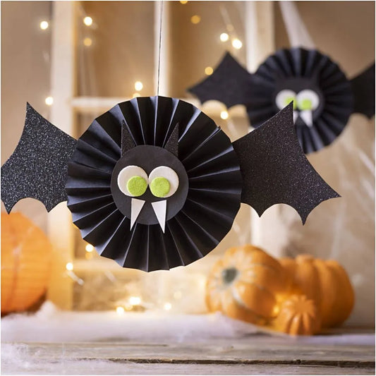 Mini Craft Kit Paper Decorations Halloween Bats