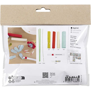 Mini Craft Kit Crepe Paper - Pastel Flowers
