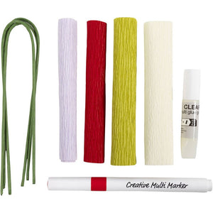 Mini Craft Kit - Crepe Paper Pastel Flowers