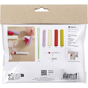 Mini Craft Kit - Crepe Paper Pastel Flowers