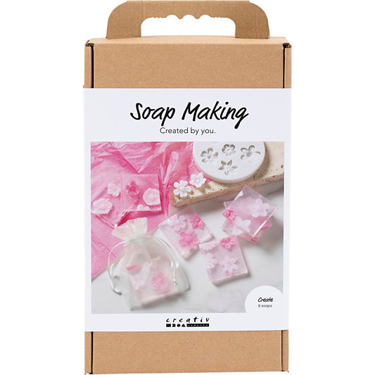 Craft Kit Soap Making - Rose/Pink Flowers