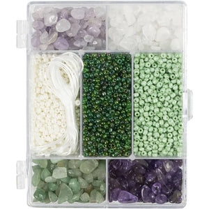 Craft Mix Jewellery - Green Crystals (Assorted)