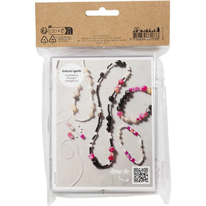 Craft Mix Jewellery - Natural Agates (Blank and Pink)