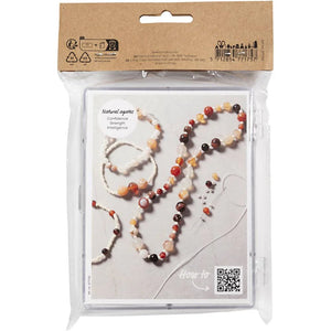 Craft Mix Jewellery - Natural Agates (Autumn Colours)