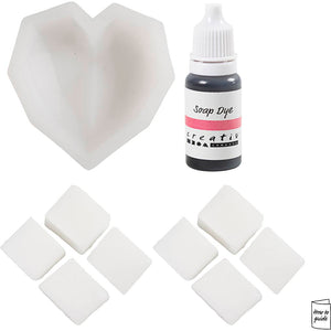 Mini Craft Kit Soap Making - Pink Hearts