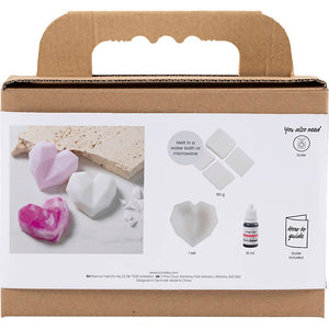 Mini Craft Kit Soap Making - Pink Hearts