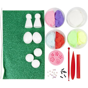 Creativ Craft Kit Clay Modelling - Fairy (Pastel Colours)