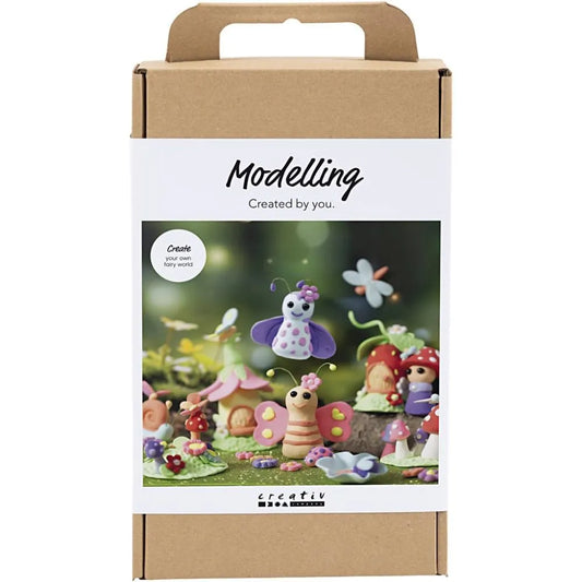 Creativ Craft Kit Clay Modelling - Fairy (Pastel Colours)