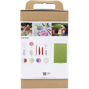 Creativ Craft Kit Clay Modelling - Fairy (Pastel Colours)