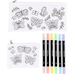 Mini Craft Kit Textile Colouring