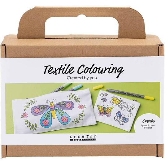 Mini Craft Kit Textile Colouring