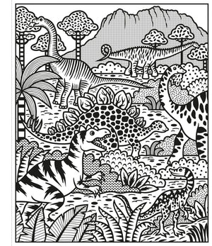 Magic Painting Dinosaurs Book