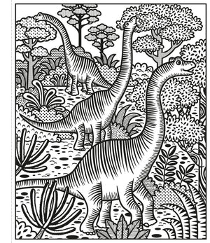 Magic Painting Dinosaurs Book