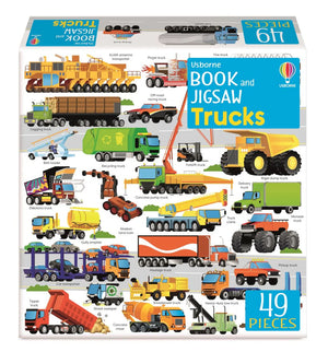 Book & 3 Jigsaws: Trucks