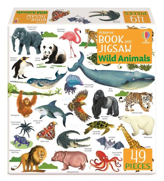 Book and Jigsaw - Wild Animals