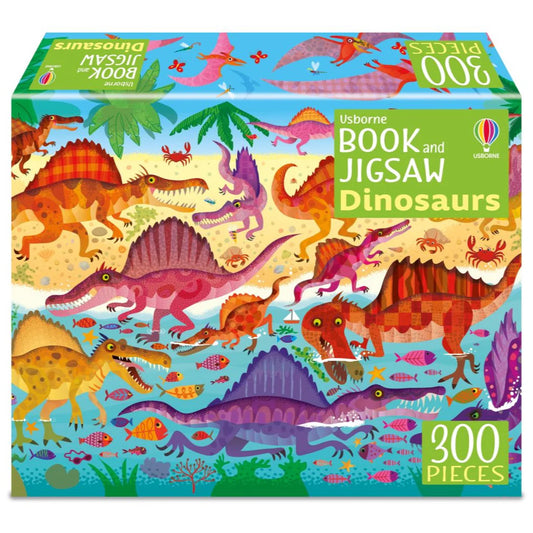 Book and Jigsaw - 100 Piece Dinosaur