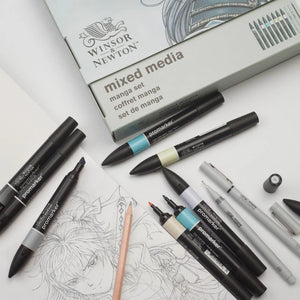 Winsor & Newton Mixed Media Manga Set 2